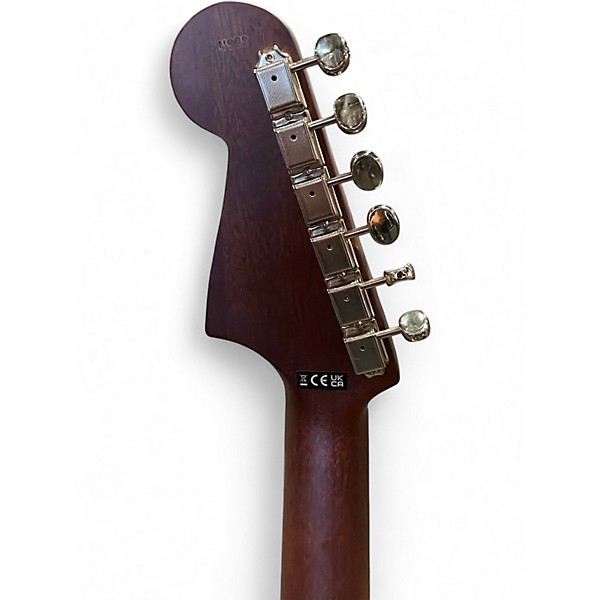 Used Fender California Newporter Player Acoustic-Electric Guitar Ocean Turquoise Acoustic Electric Guitar