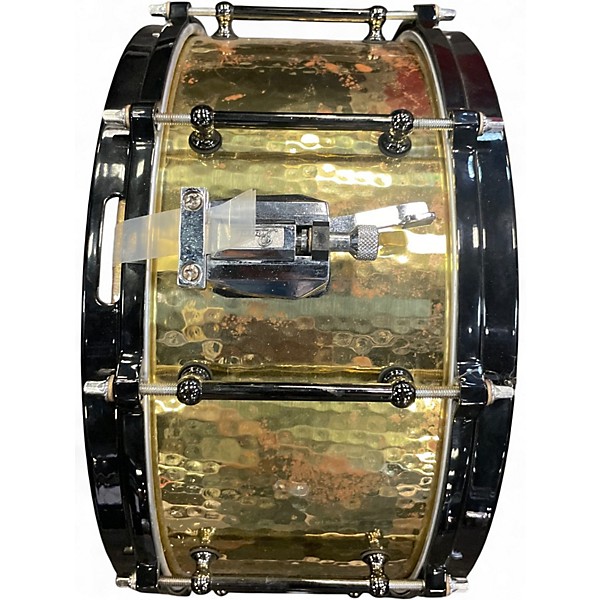 Used Pearl 14in HAMMERED BRASS Gold Drum