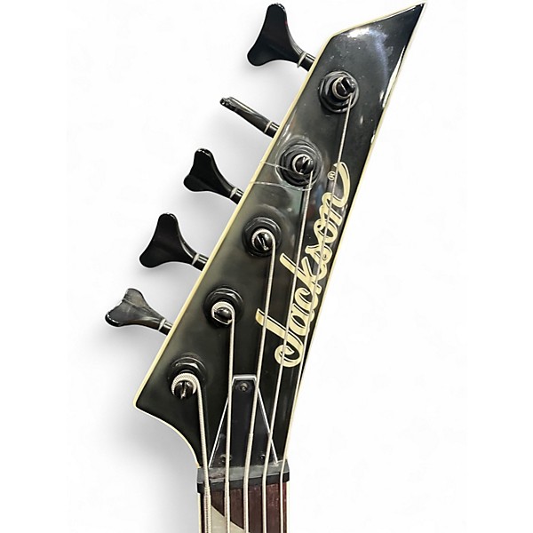 Used Jackson JS3V Concert 5 String Trans Black Electric Bass Guitar
