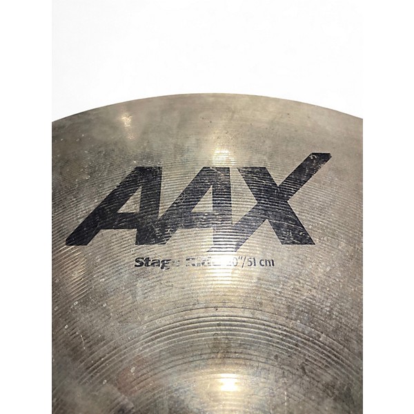 Used SABIAN 20in AAX Stage Ride Cymbal