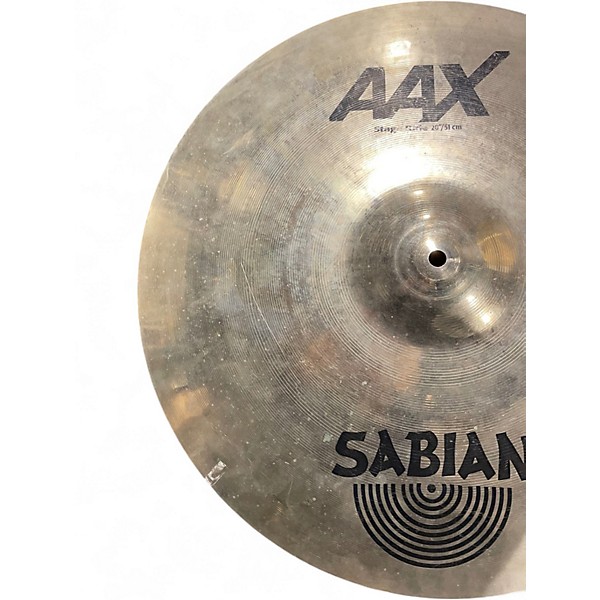 Used SABIAN 20in AAX Stage Ride Cymbal