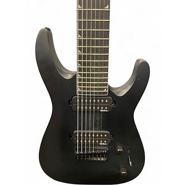 Used Jackson JS32-8 Dinky DKA 8 String Flat Black Solid Body Electric Guitar