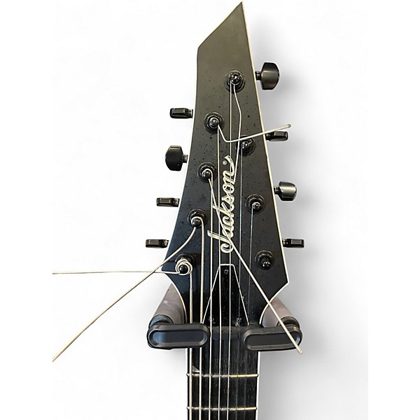 Used Jackson JS32-8 Dinky DKA 8 String Flat Black Solid Body Electric Guitar