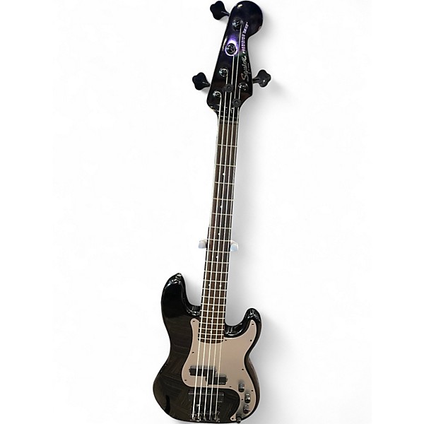 Used Squier Contemporary Active P Bass V Black Electric Bass Guitar