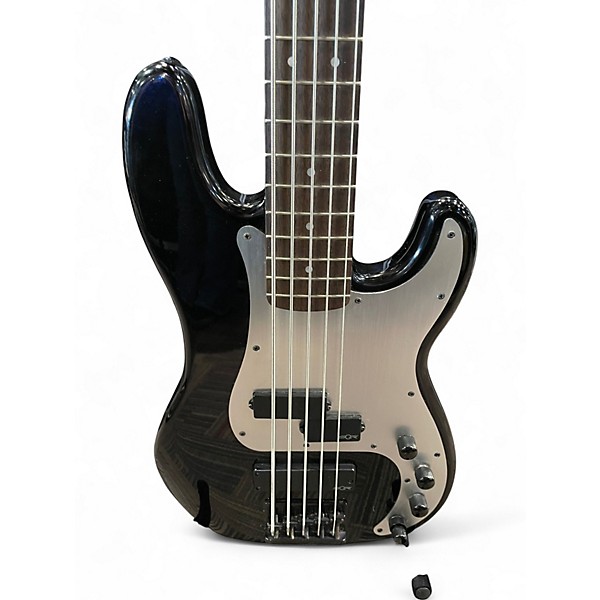 Used Squier Contemporary Active P Bass V Black Electric Bass Guitar