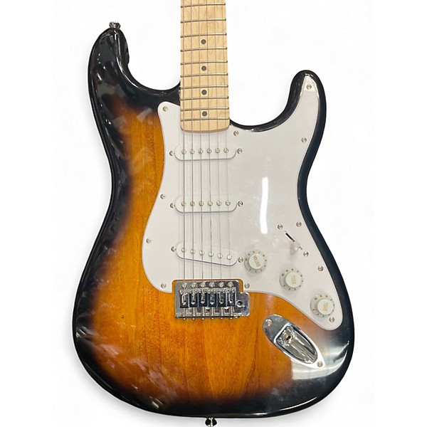 Used Squier SONIC STRATOCASTER Sunburst Solid Body Electric Guitar