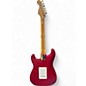 Used 2008 Fender Deluxe Player's Stratocaster Crimson Red Trans Solid Body Electric Guitar