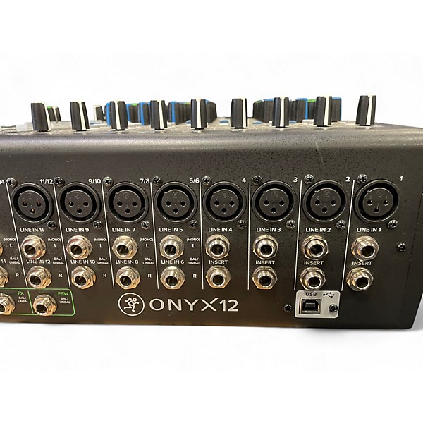 Used Mackie Onyx 12 Unpowered Mixer