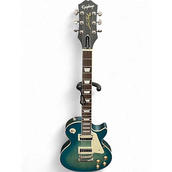 Used Epiphone Les Paul Traditional Pro IV Blue Burst Solid Body Electric Guitar