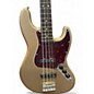 Used Fender American Professional Classic Jazz Bass Metallic Gold Electric Bass Guitar