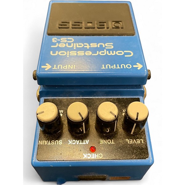 Used BOSS CS3 Compressor Sustainer Effect Pedal