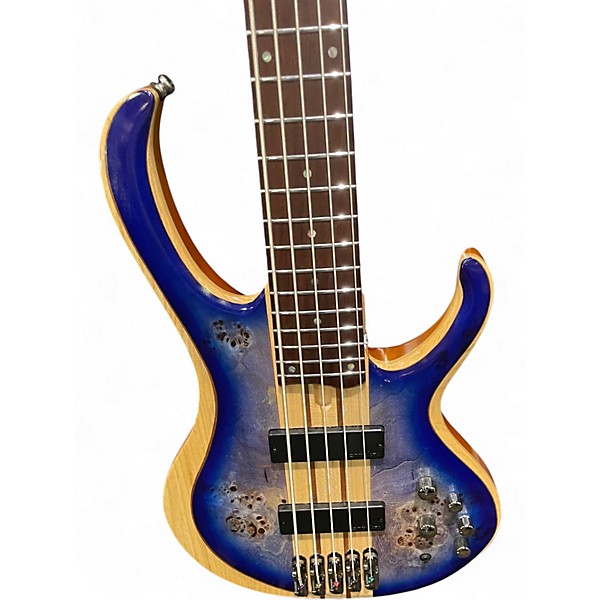 Used Ibanez BTB845 Blue Burst Electric Bass Guitar