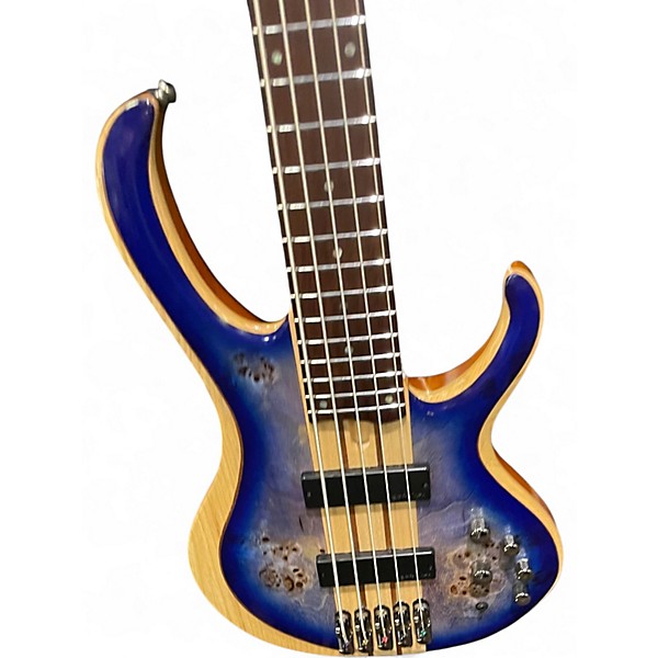 Used Ibanez BTB845 Blue Burst Electric Bass Guitar