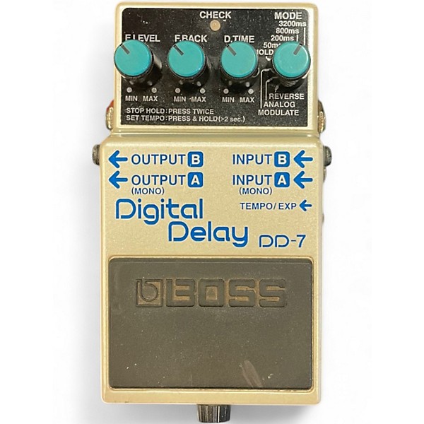 Used BOSS DD7 Digital Delay Effect Pedal