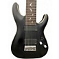 Used Schecter Guitar Research Damien Platinum Black and Silver Solid Body Electric Guitar