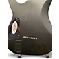 Used Schecter Guitar Research Damien Platinum Black and Silver Solid Body Electric Guitar