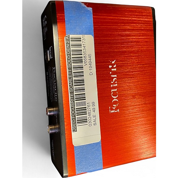 Used Focusrite Scarlett Solo Studio Gen 2 Audio Interface