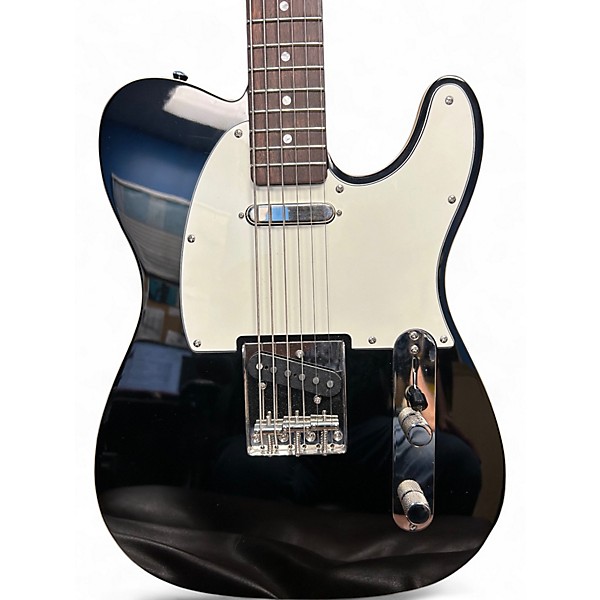 Used Squier Paranormal Baritone Cabronita Telecaster Black Solid Body Electric Guitar