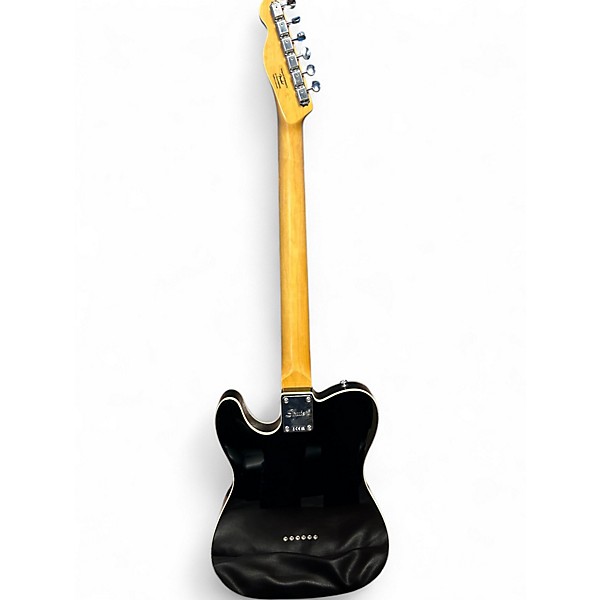 Used Squier Paranormal Baritone Cabronita Telecaster Black Solid Body Electric Guitar