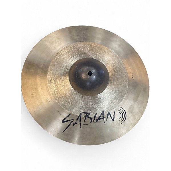 Used SABIAN 14in AAX frequency hats Cymbal
