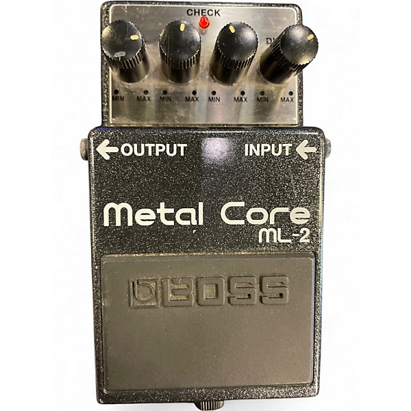 Used BOSS ML2 Metal Core Distortion Effect Pedal