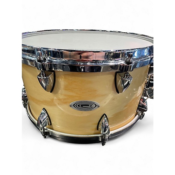 Used Orange Amplifiers 13in Maple Ash Snare Natural Drum