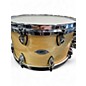 Used Orange Amplifiers 13in Maple Ash Snare Natural Drum