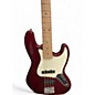 Used Squier Affinity Jazz Bass Red Electric Bass Guitar