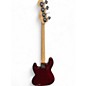 Used Squier Affinity Jazz Bass Red Electric Bass Guitar