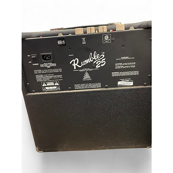 Used Fender Rumble 25 25W 1x8 Bass Combo Amp