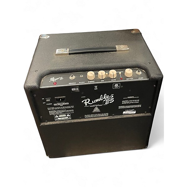 Used Fender Rumble 25 25W 1x8 Bass Combo Amp
