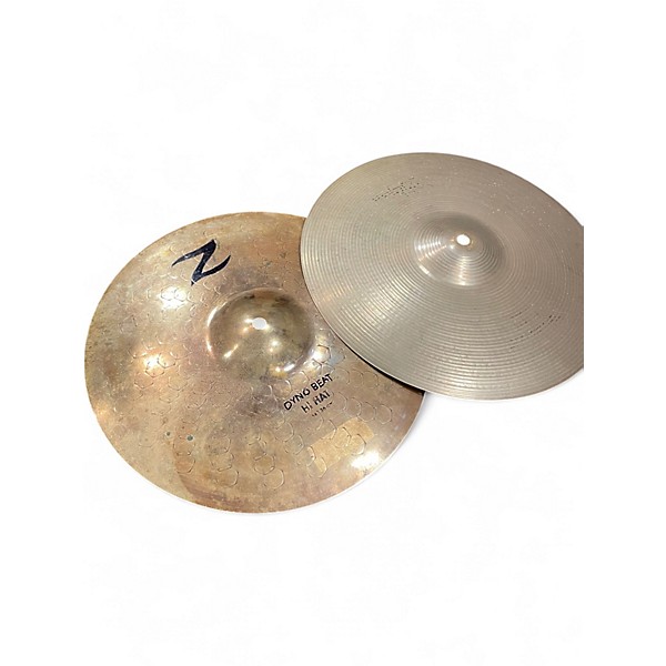 Used Zildjian 14in ZILDJIAN HYBRID HAT SET (NEW BEAT AND DYNOBEAT) Cymbal