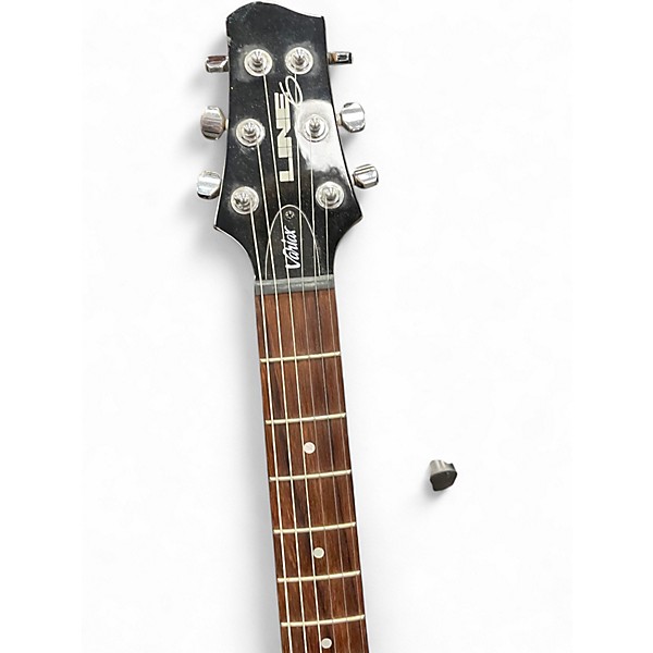 Used Line 6 Variax 600 Black Solid Body Electric Guitar