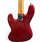 Used 2015 Fender Standard Jazz Bass Candy Apple Red Electric Bass Guitar