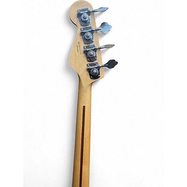 Used 2015 Fender Standard Jazz Bass Candy Apple Red Electric Bass Guitar