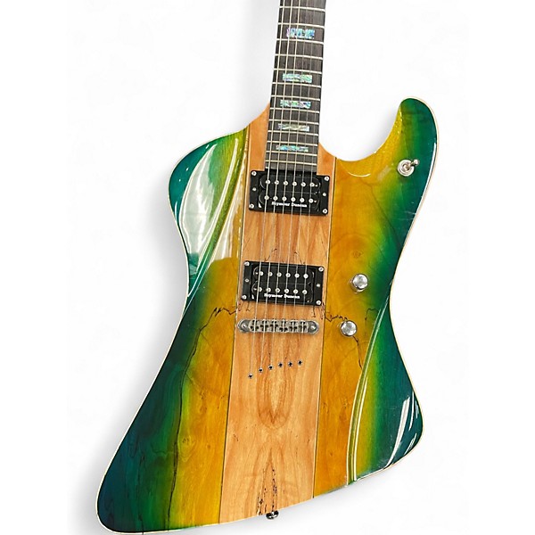 Used Dbz Diamond Hailfire Exotic Trans Green Solid Body Electric Guitar