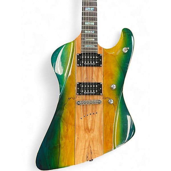 Used Dbz Diamond Hailfire Exotic Trans Green Solid Body Electric Guitar
