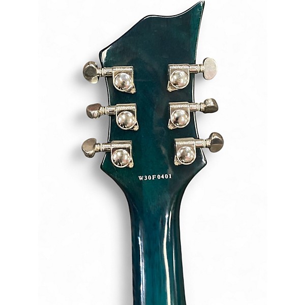 Used Dbz Diamond Hailfire Exotic Trans Green Solid Body Electric Guitar