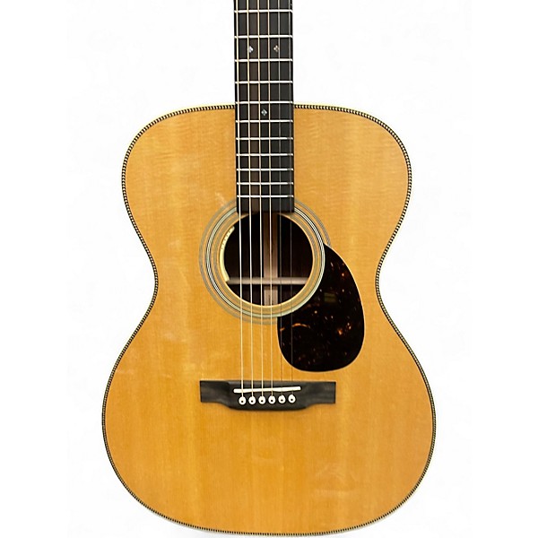 Used Martin OM28E Standard Natural Acoustic Electric Guitar