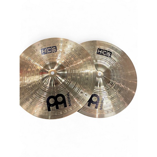 Used MEINL 13in HCS Hi Hat Pair Cymbal