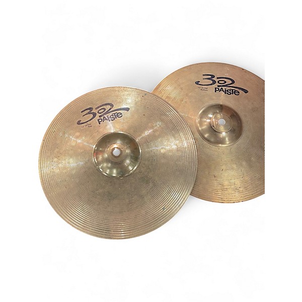 Used Paiste 13in 302 Hi Hat Pair Cymbal