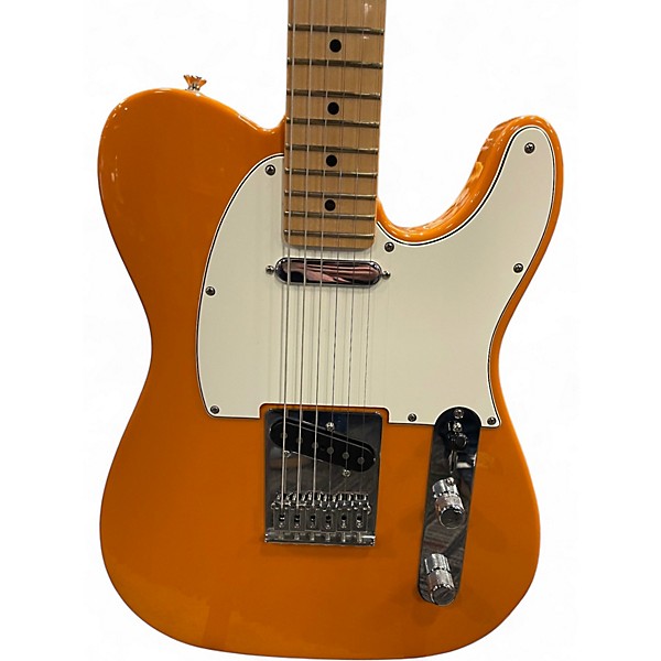 Used Fender Player Telecaster Capri Orange Solid Body Electric Guitar