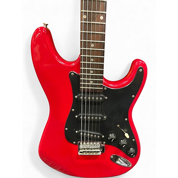 Used Aria Pro Ii FS SERIES Candy Apple Red Solid Body Electric Guitar