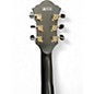 Used Ibanez afc125-bkf Flat Black Hollow Body Electric Guitar
