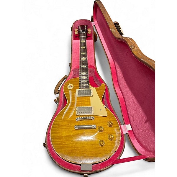 Used 2021 Gibson MurphyLab 59 Les Paul Lemonburst Solid Body Electric Guitar