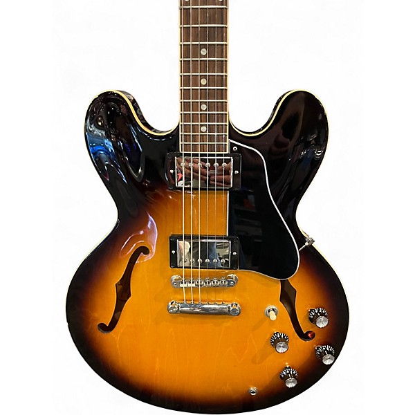 Used Gibson ES 335 Vintage Sunburst Hollow Body Electric Guitar