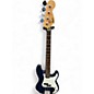 Used Squier Precision Bass Midnight Blue Electric Bass Guitar thumbnail