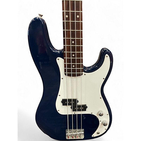 Used Squier Precision Bass Midnight Blue Electric Bass Guitar