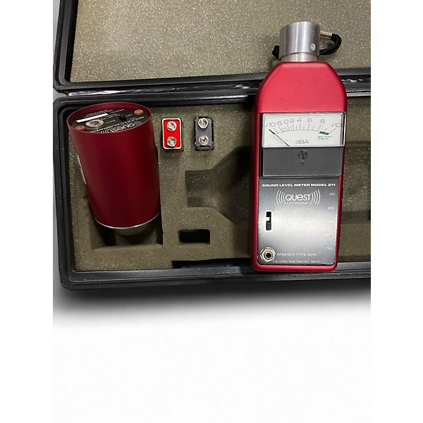 Used Quest Technologies Quest 211 Sound Level Meter w/ Acousticc Calibrator & Original Case Sound Level Meter