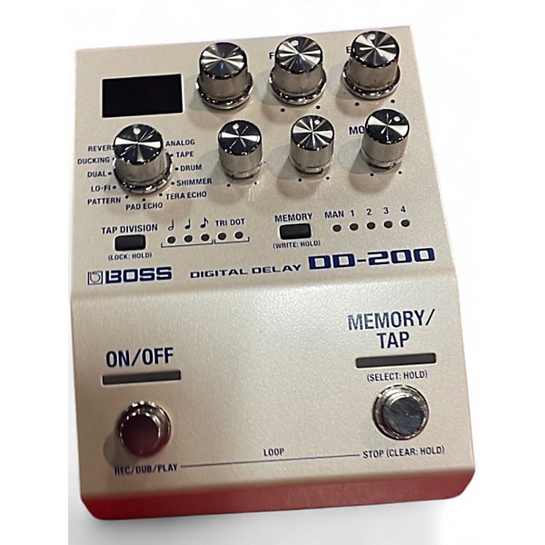 Used BOSS DD200 Digital Delay Effect Pedal